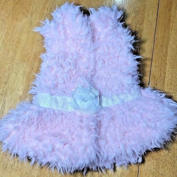 Little Lass Girls Pink Vest Size 12 Months Toddler with White Lace Super Soft - Picture 1 of 6